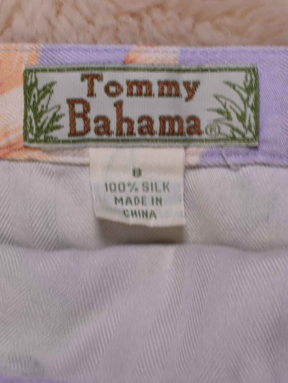 Tommy Bahama Floral Wrap Silk Skirt Size 8 Tropical - Picture 10 of 10